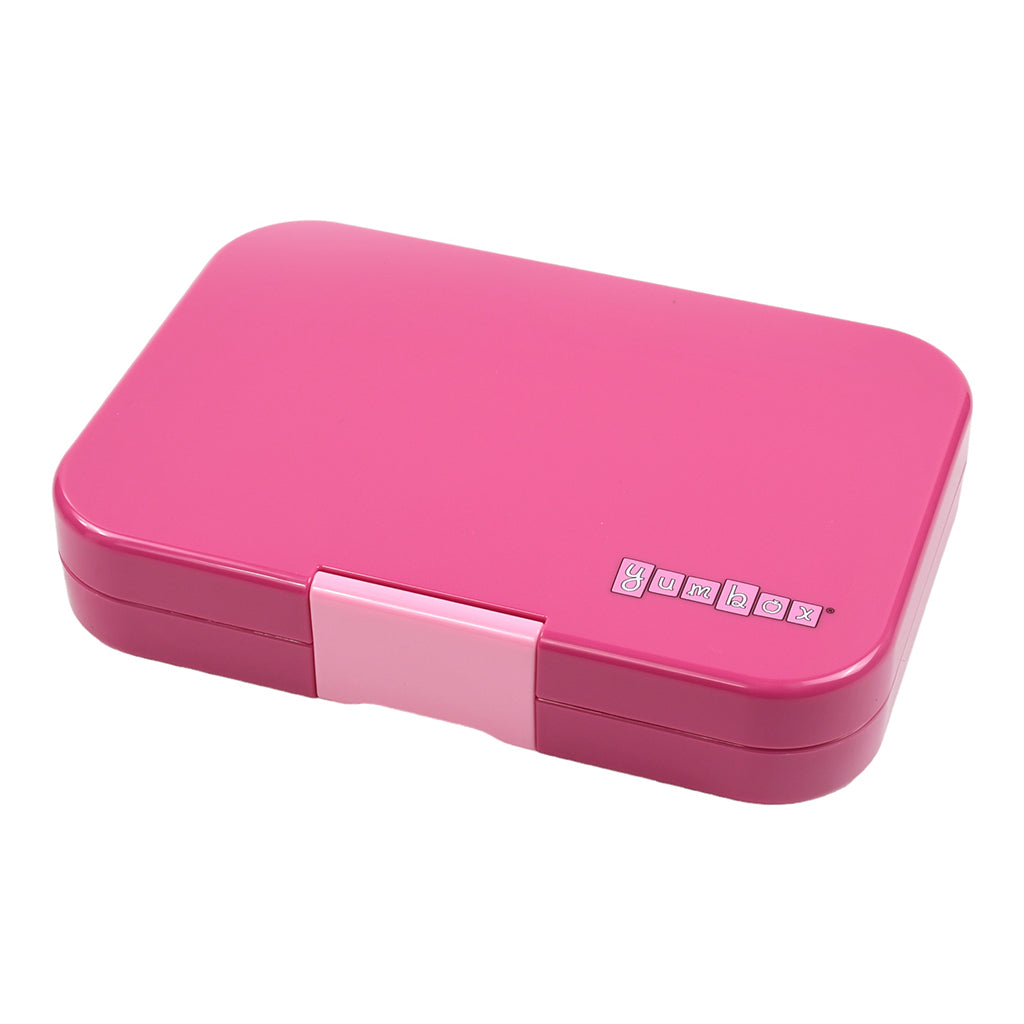 Yumbox XL matboks med 4 rom, Tapas – Malibu purple/Rainbow tray