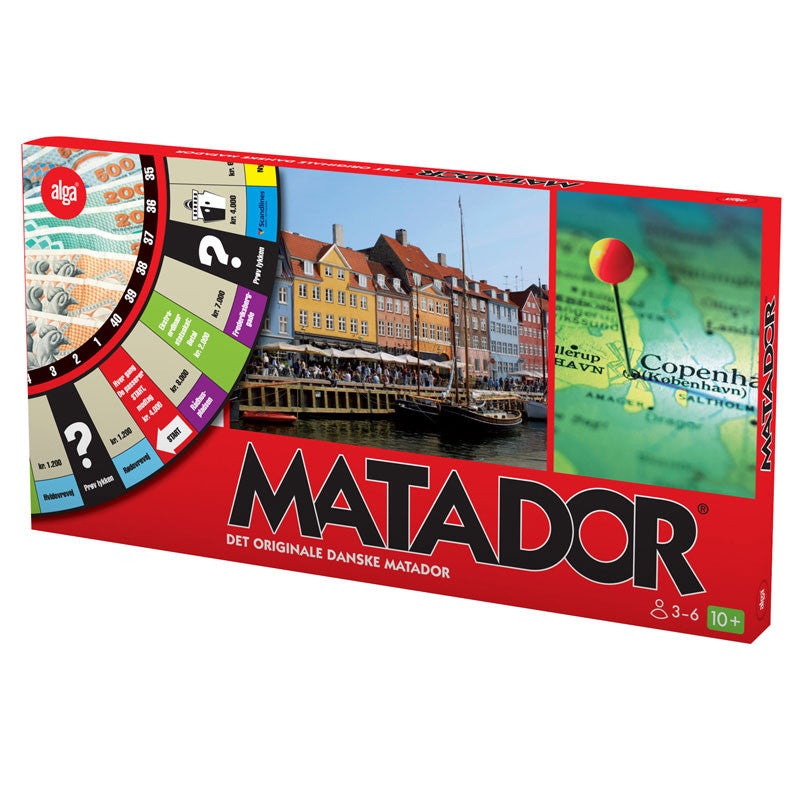 Matador spil. Familiespil, sjov for hele familien. Brætspil.