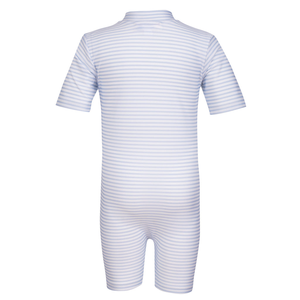 Petit Crabe UV drakt m. glidelås, Natsu, Baby blue/white - 0-8 år