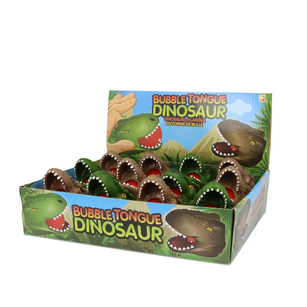 Keycraft gummi dinosaurhode m. bobletunge, ass.