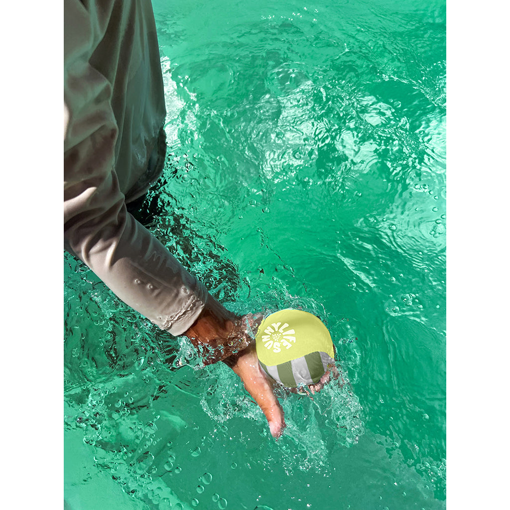 Sunnylife neoprenballer, sett med 2 stk. - Skim Ball Set Tides Out Citrus