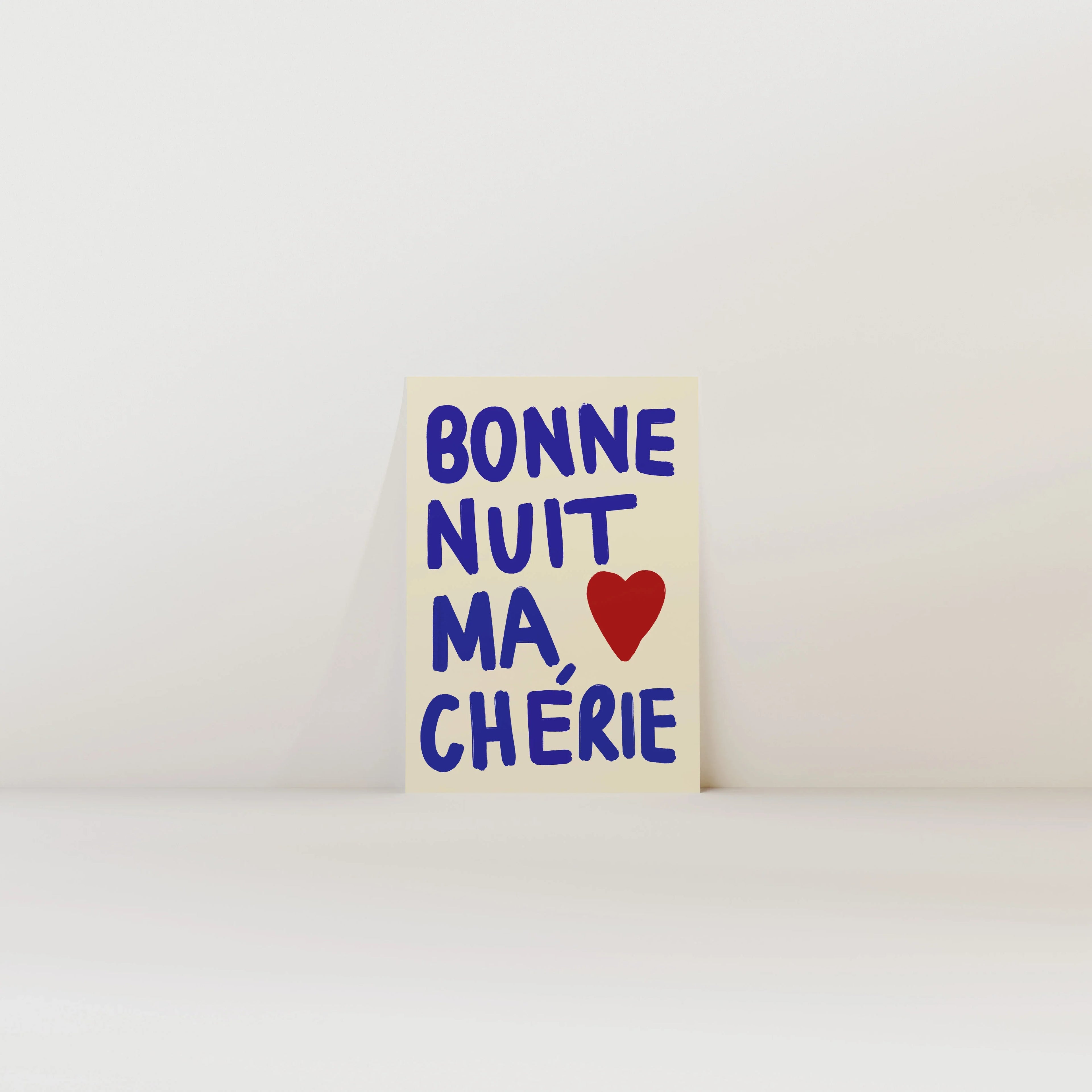 Nephthys Illustrated plakat, Bonne Nuit ma Chérie - A4