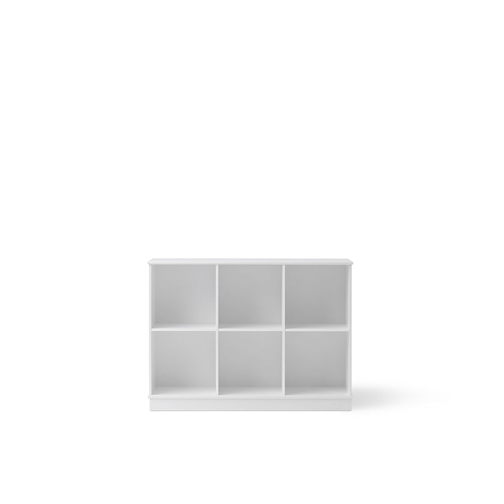 Oliver Furniture Wood reol, 3x2 rom - med eller uten horisontal sokkel