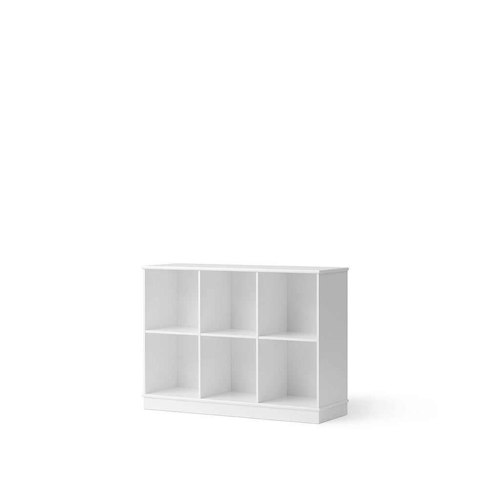 Oliver Furniture Wood reol, 3x2 rom - med eller uten horisontal sokkel