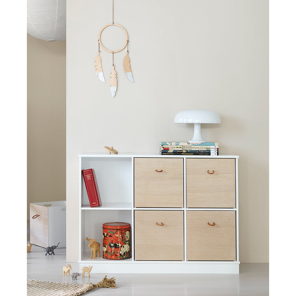 Oliver Furniture Wood reol, 3x2 rom - med eller uten vannrett sokkel