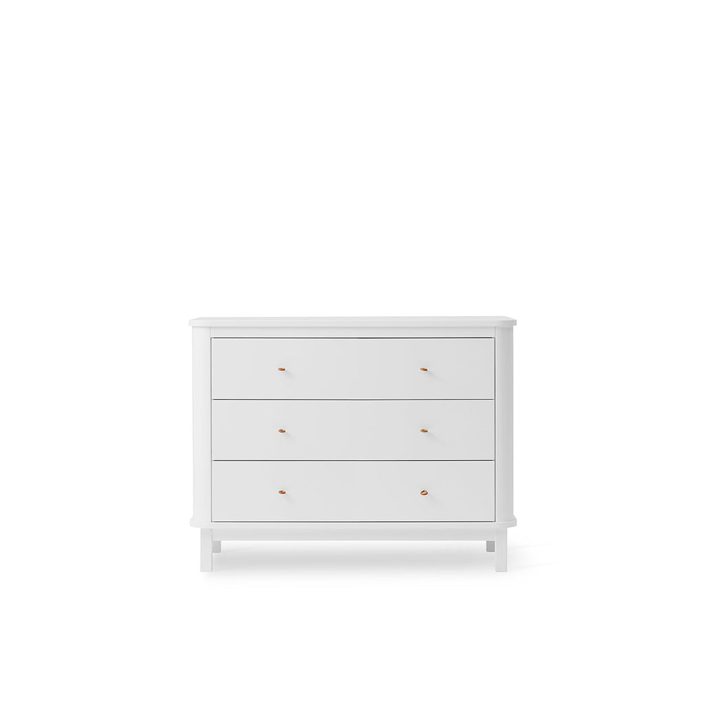 Oliver Furniture Wood kommode, m. 3 skuffer - Hvid