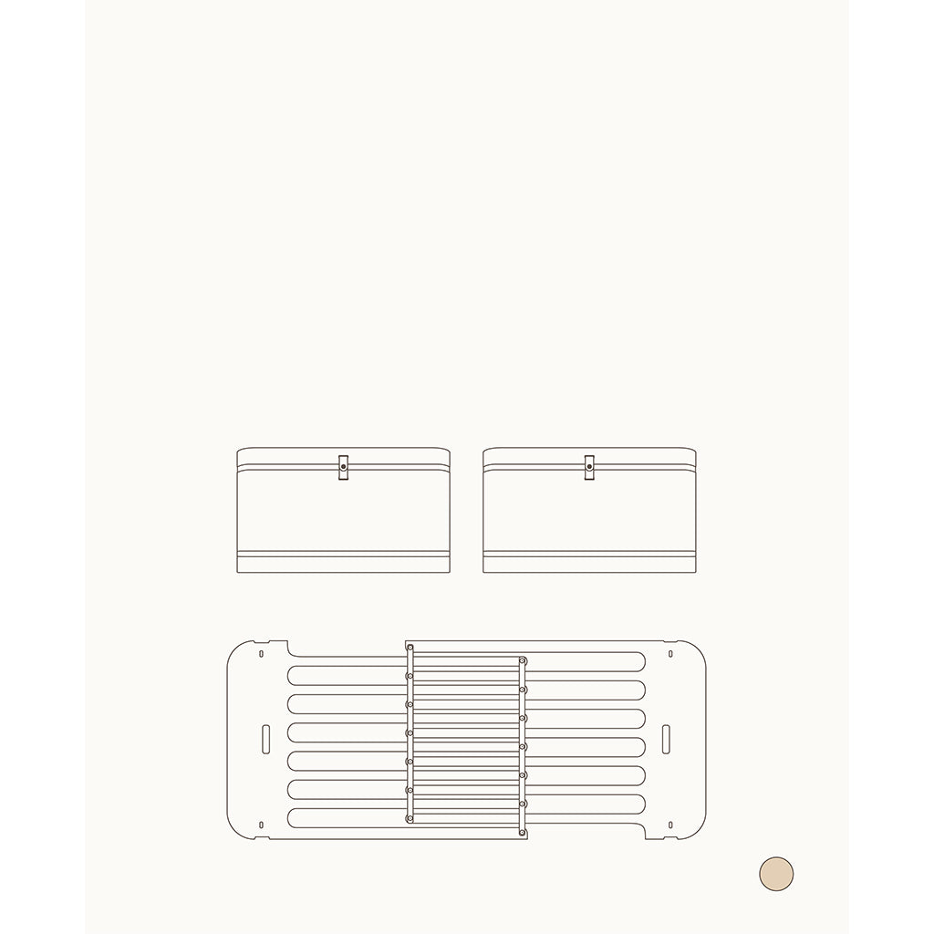 Oliver Furniture, Wood Mini+ Basic - søskenkit Eik