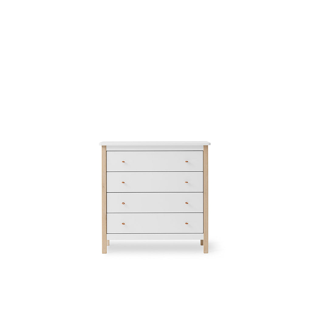 Oliver Furniture Wood kommode med 4 skuffer, eik