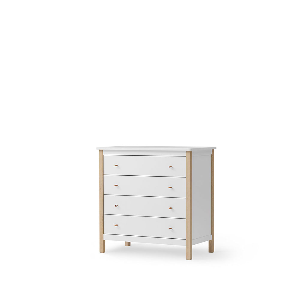 Oliver Furniture Wood kommode med 4 skuffer, eik