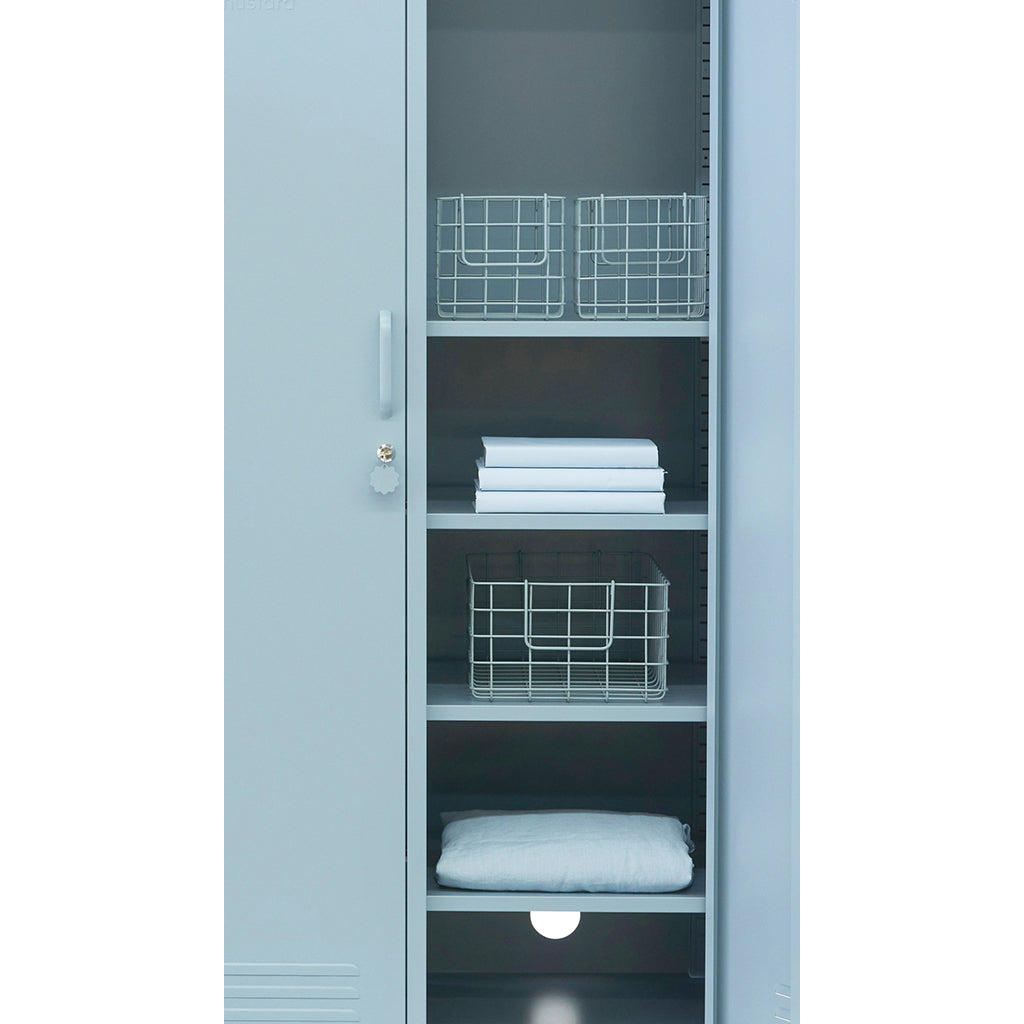 Mustard Made Baskets, sett med 3 trådkurver - Ocean