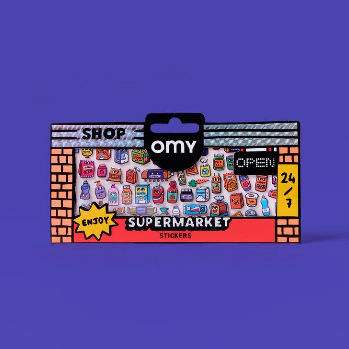 Omy klistermerker, Boutique - Supermarket