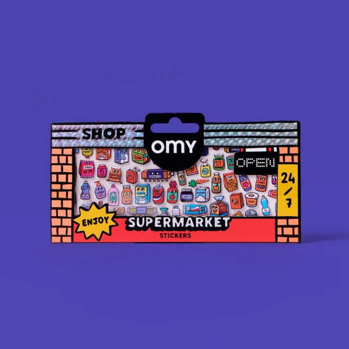 Klistermærker børn – Omy Supermarket stickers