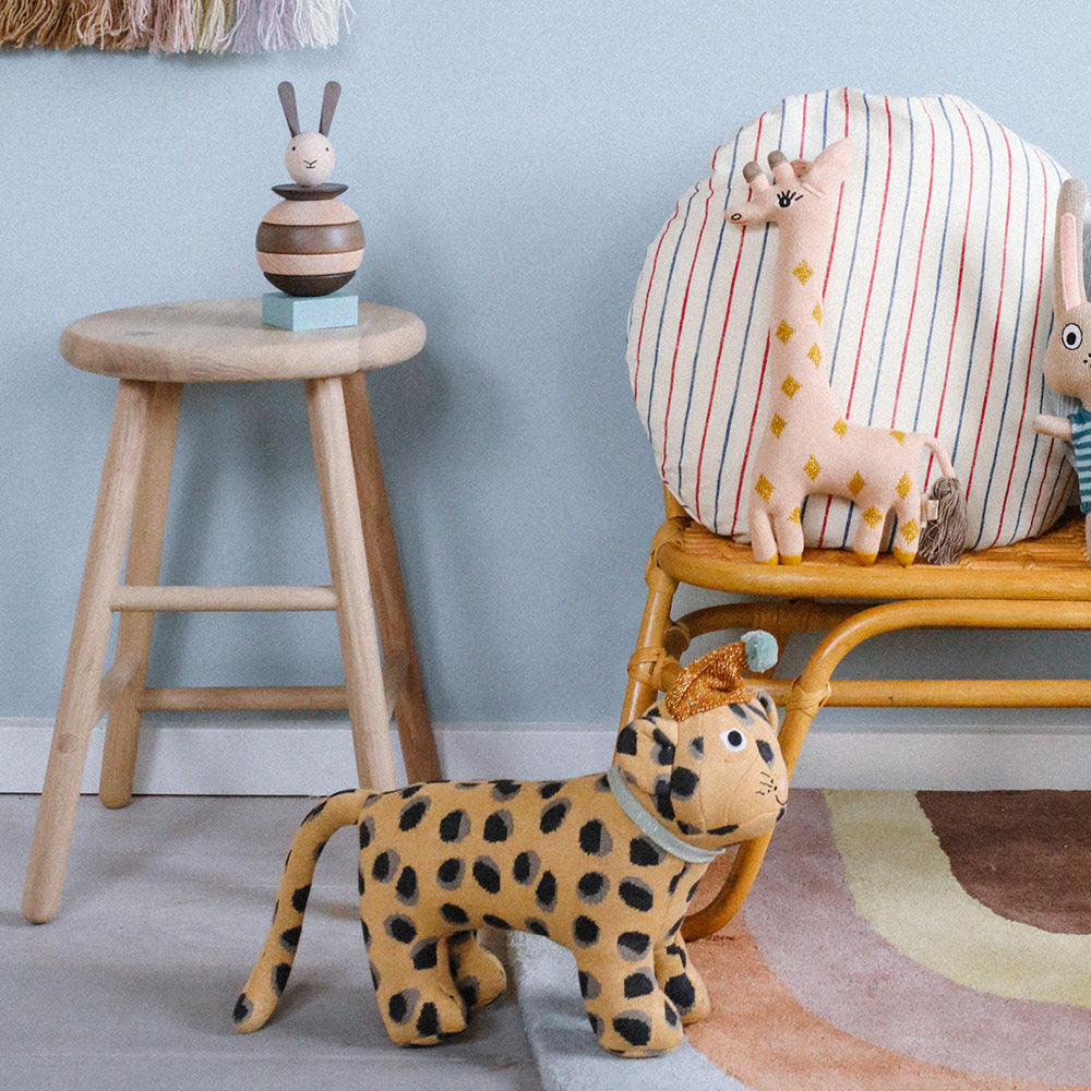 OYOY Stoffdyr, Baby Guggi Giraff - Rosa/Amber