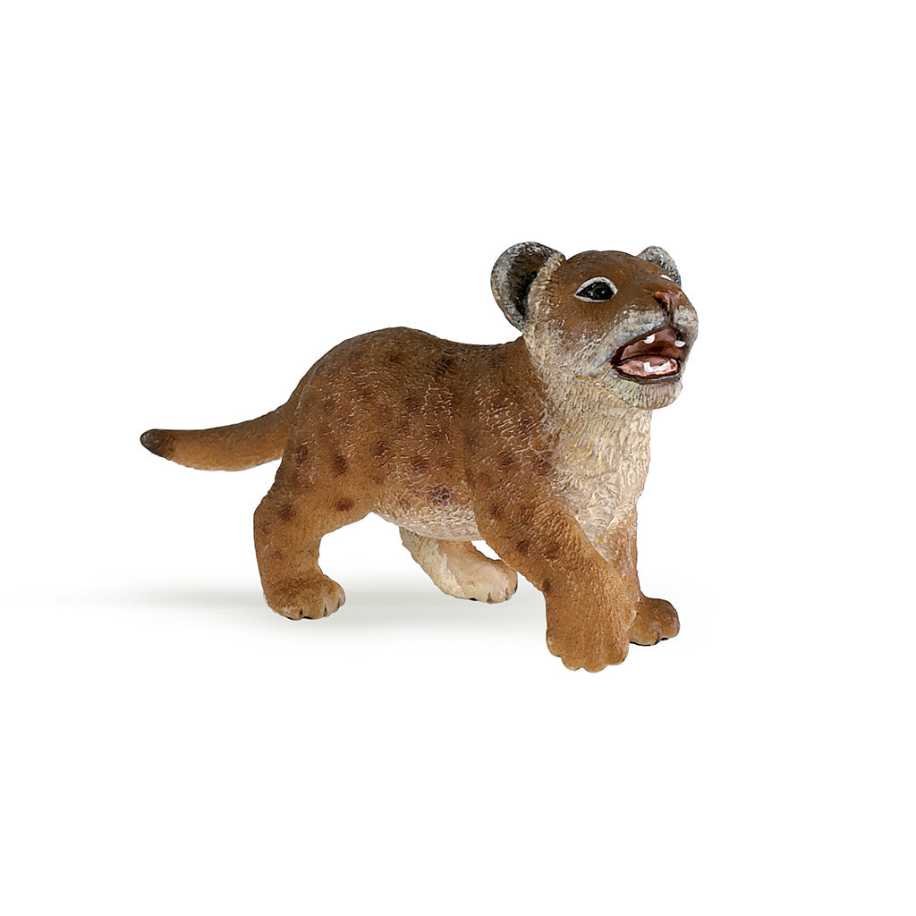Papo Løve unge figur, håndmalet og naturtro
