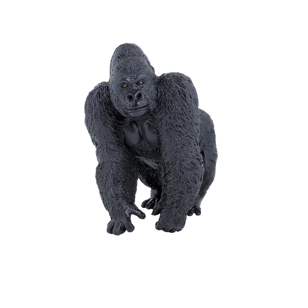 Papo Gorilla figur legetøj til børn, håndmalet med høj detaljeringsgrad