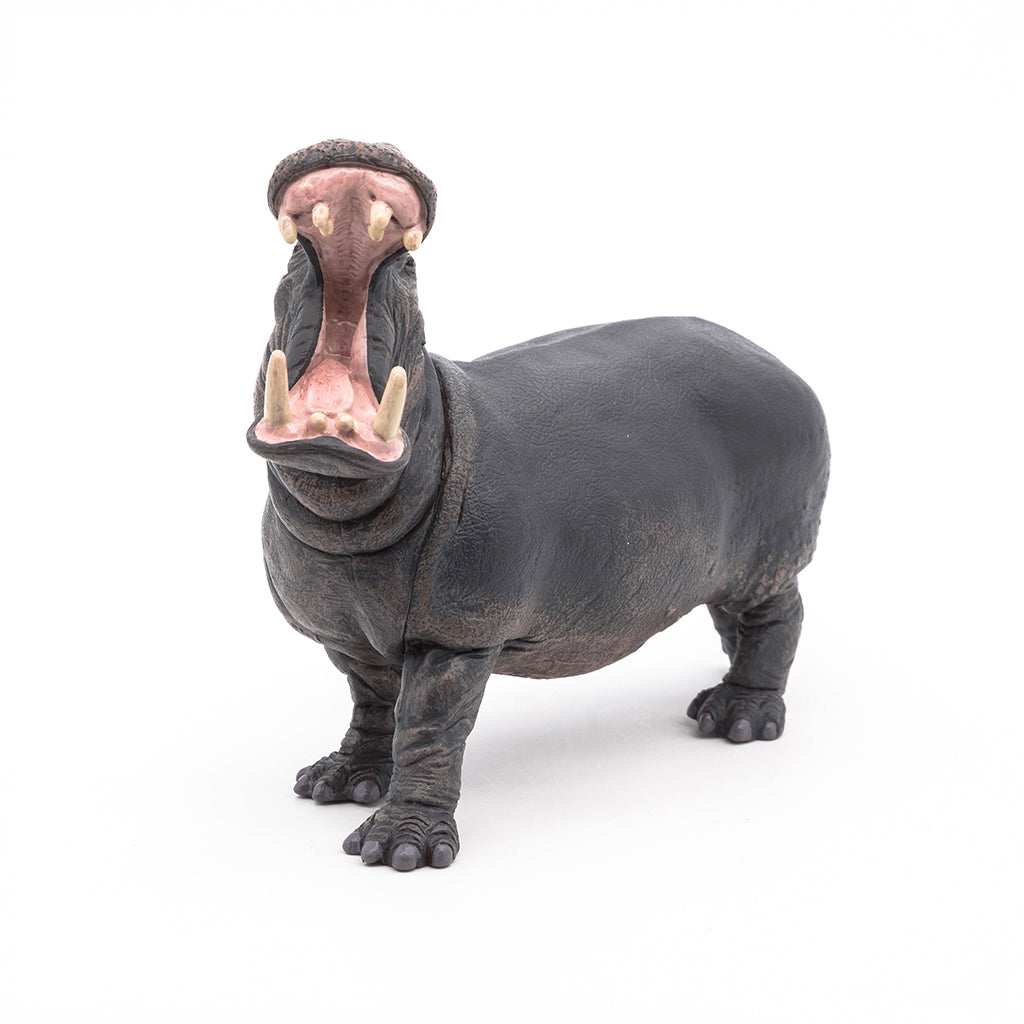 Papo flodhest figur med åben mund