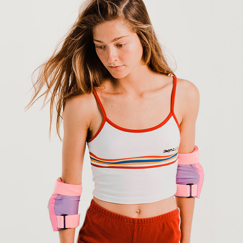 Impala beskyttelsesutstyr til rulleskøyter, voksen, Pink - Str. S