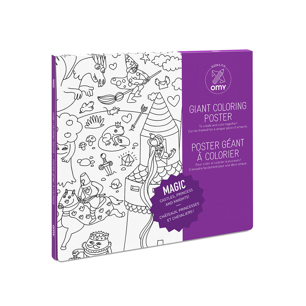 Omy stor plakat til fargelegging, Magic
