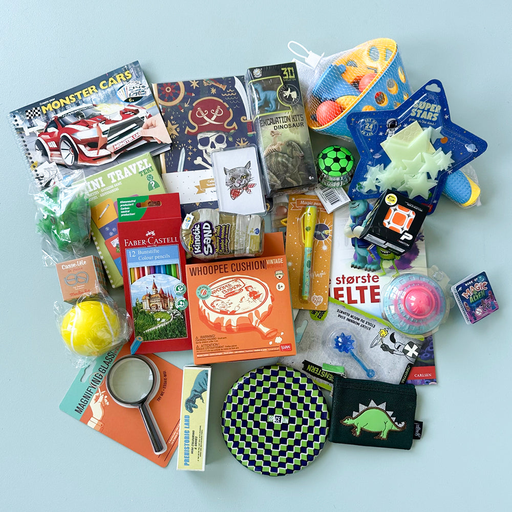 Ferdig pakkekalender, Gutte 7-8 år