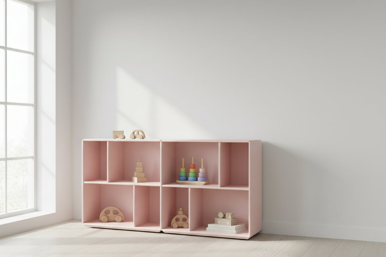 By Aulum Palm Springs reol, 117x61 cm – Blush