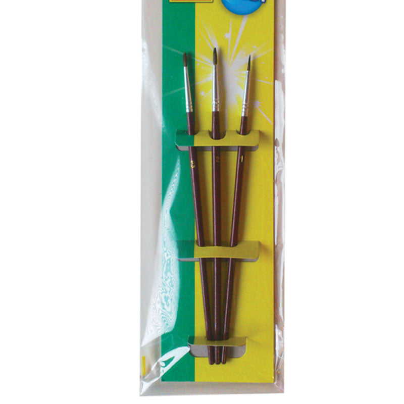 Penselsett , 3 pensler