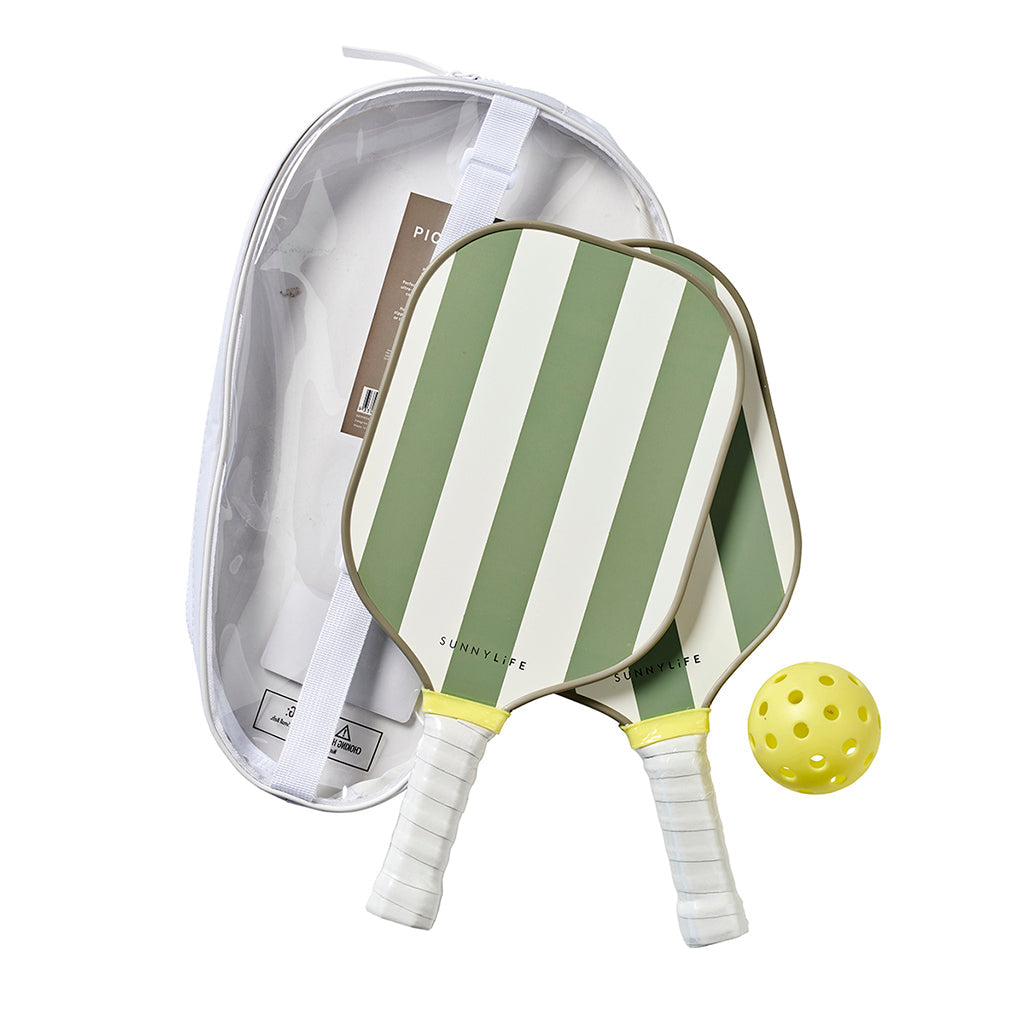 Sunnylife Pickleball Sett, Seagrass Sage