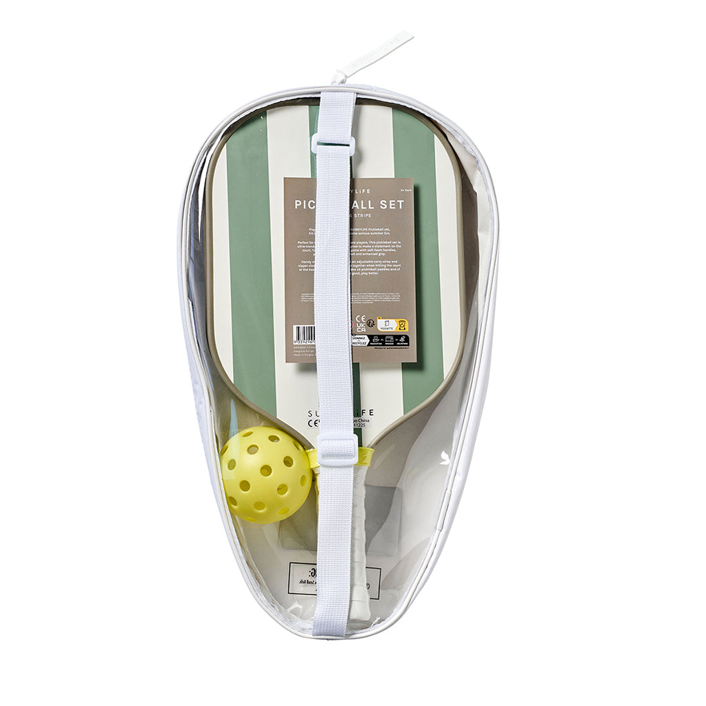 Sunnylife Pickleball Sett, Seagrass Sage