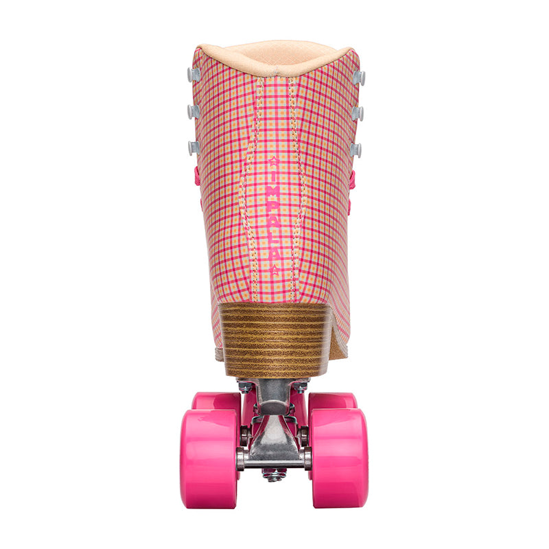 Impala rulleskøyter til barn, Pink Tartan - str. 35-40