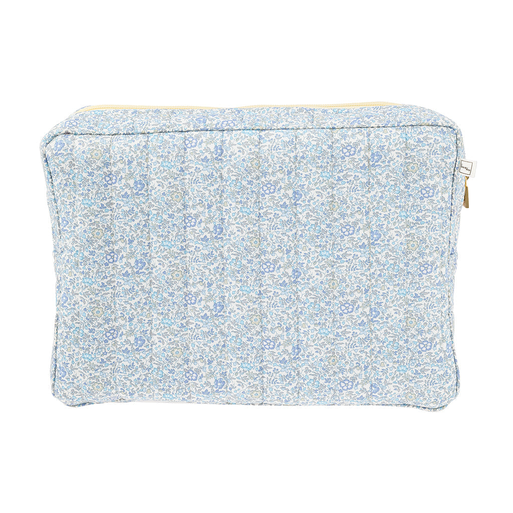Bon Dep Pouch big, toilettaske med Liberty Katie and Millie light blue