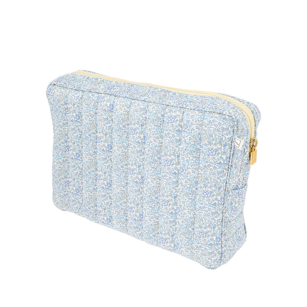 Bon Dep Pouch big, toalettmappe med Liberty - Katie and Millie light blue