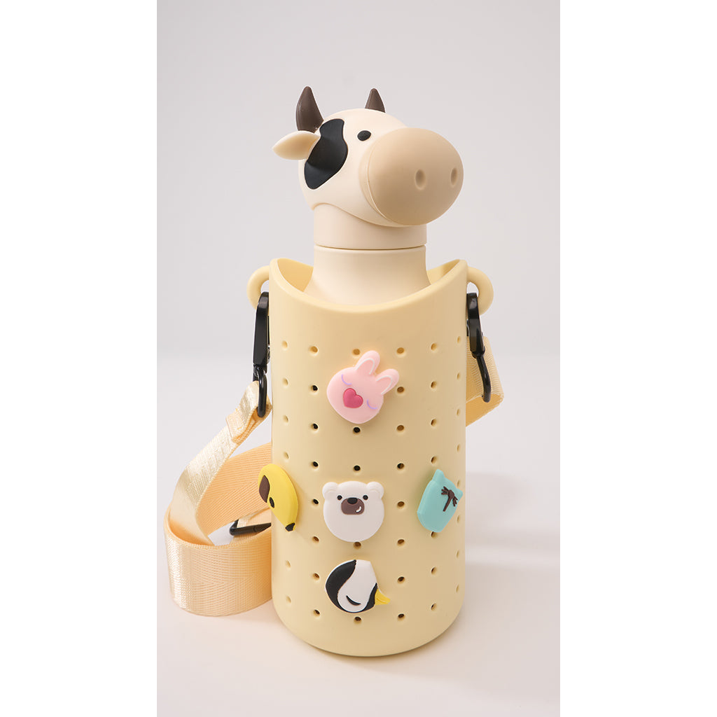 Asobu Sling silikon skulderveske til drikkeflaske, Yellow