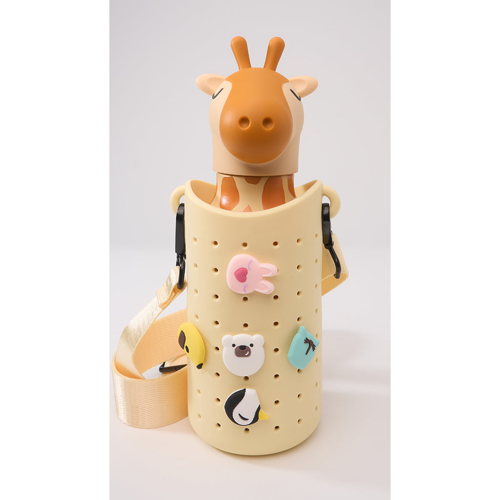 Asobu Sling silikon skulderveske til drikkeflaske, Yellow