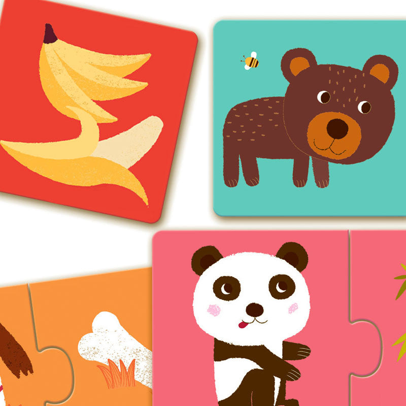 Puslespill duo, hvem spiser hva