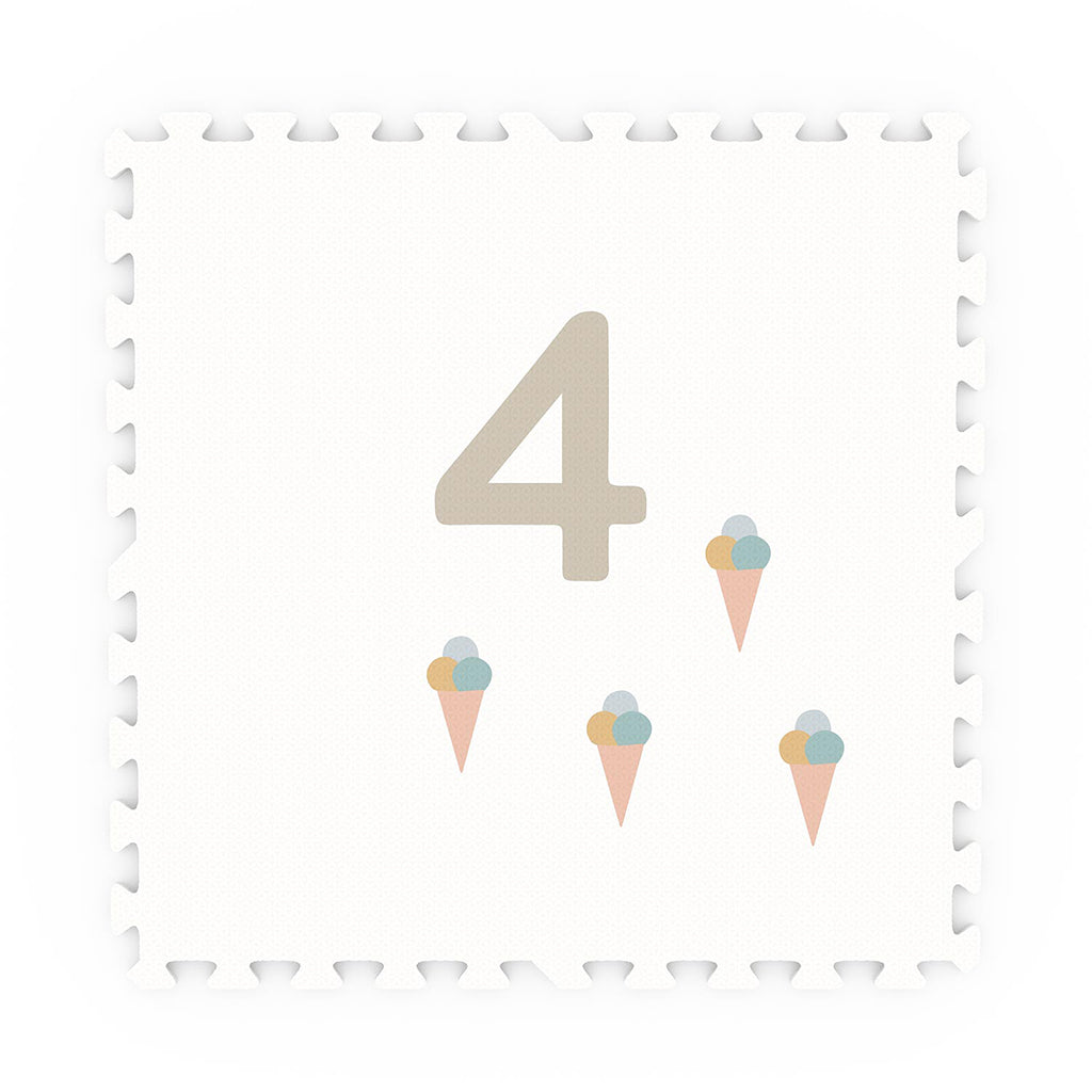 Play&Go Puzzelmat Eevaa, Vendbar gulvpuslespillmatte og oppbevaring i ett - Numbers