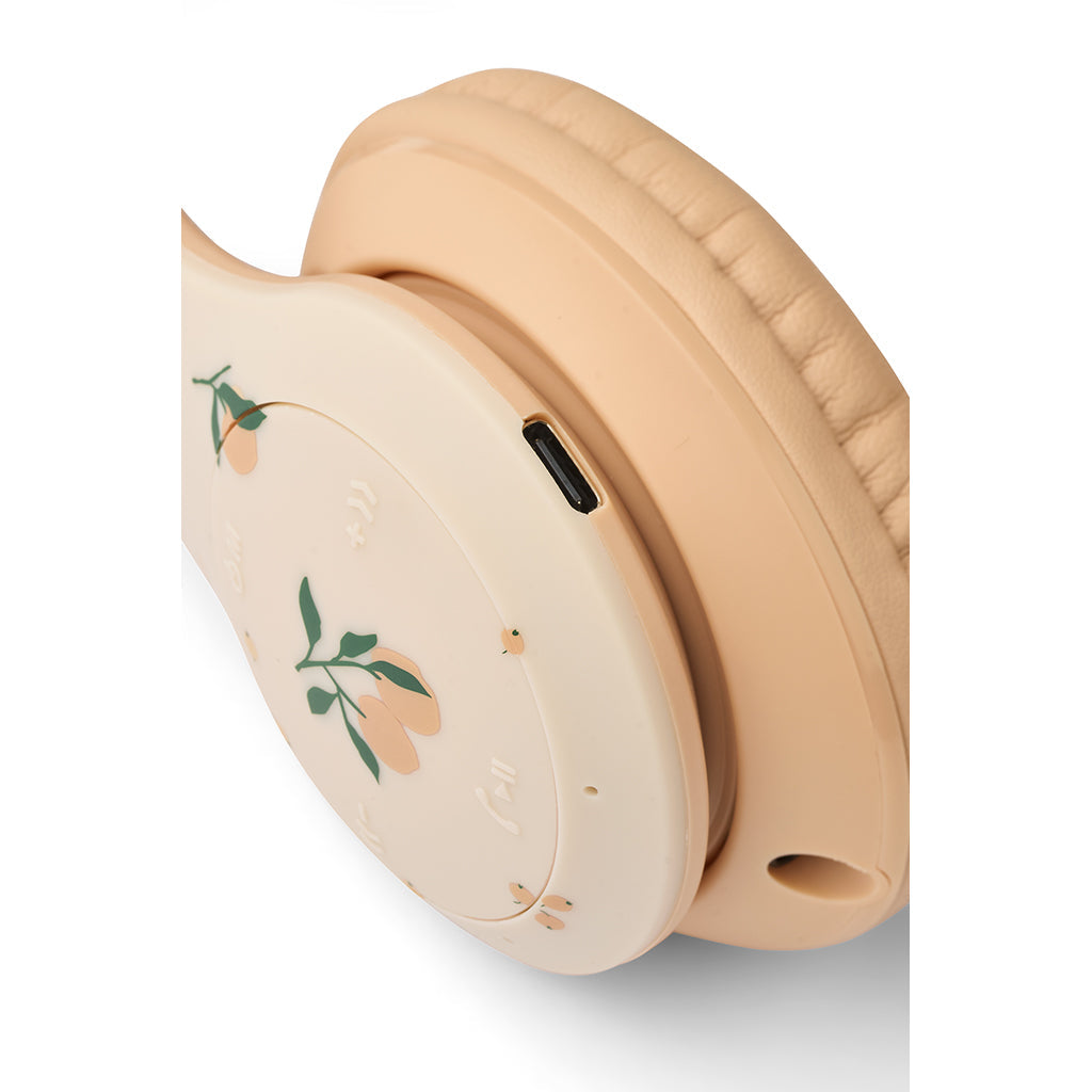 Liewood Quinn trådløse hodetelefoner, Peach/Sea shell