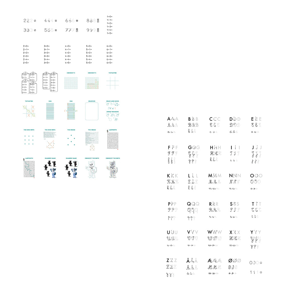 KidyDraw mini refill-kort med tegneskabeloner, Games and education