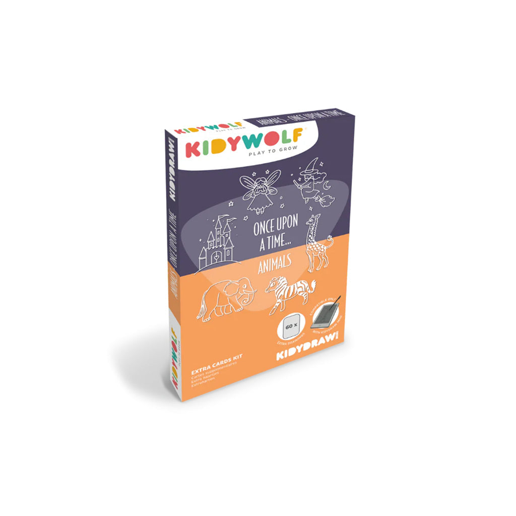 KidyDraw mini refill-kort m tegneskabeloner, Once upon a time