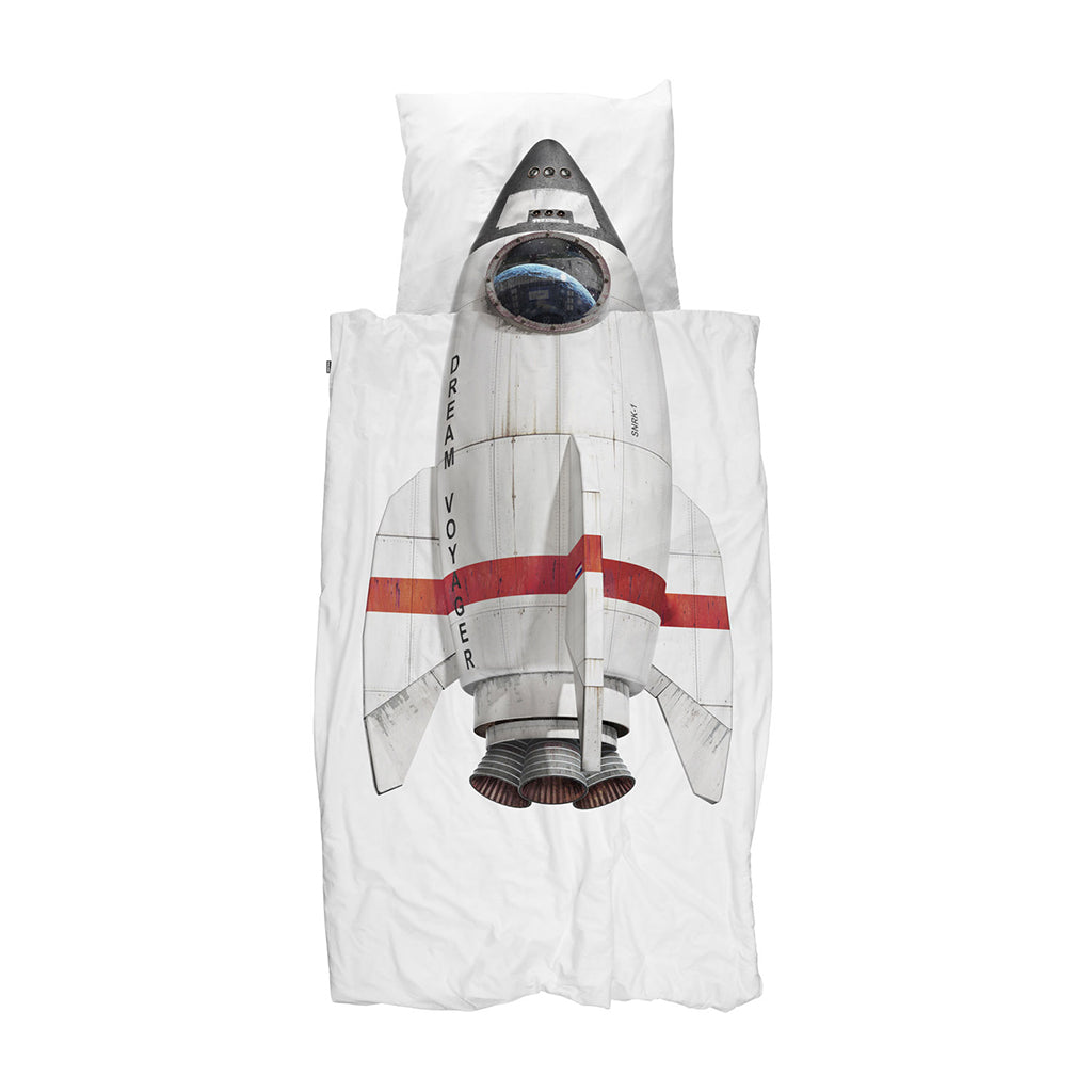 Snurk voksensengetøy, økologisk - Rakett