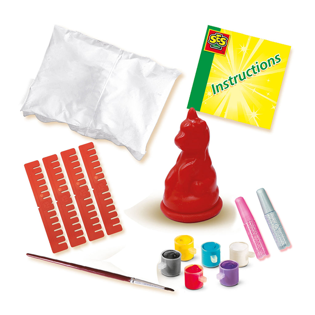 SES Creative Kreativ boks, støp og mal - Enhjørning