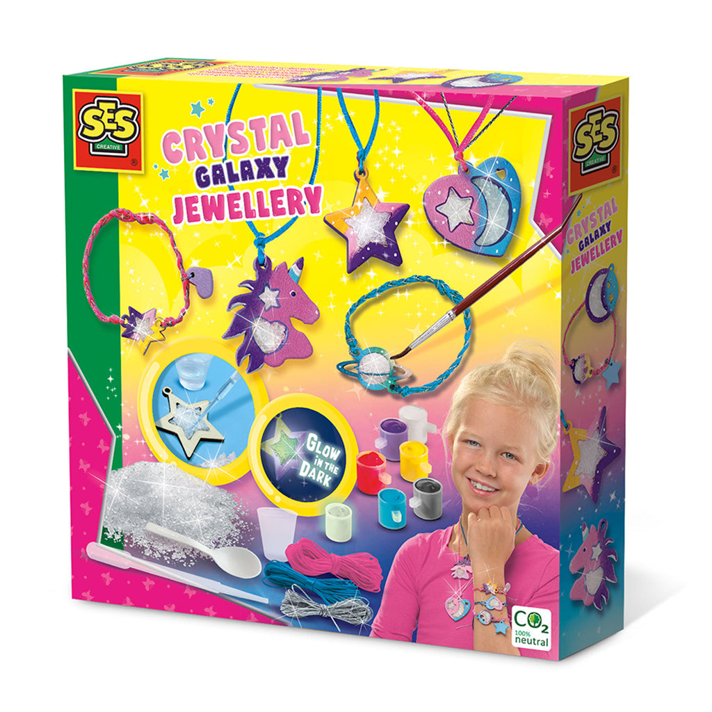 SES Creative Smykkesæt, Galaxy Crystals