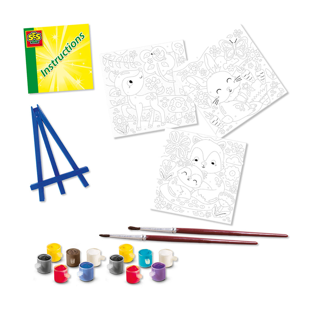 SES Creative Mal etter nummer, Skogens dyr