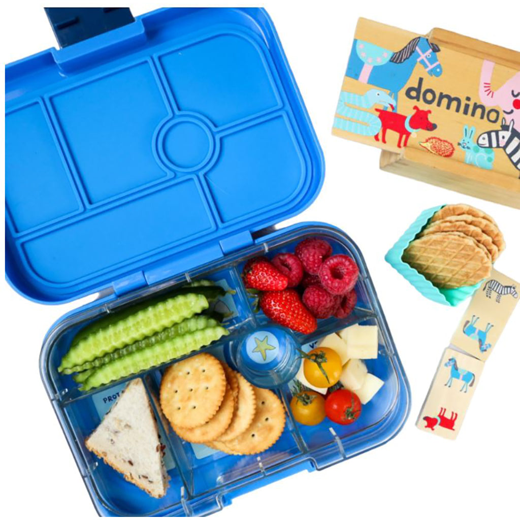 Yumbox matboks m. 6 rom, Original - Rakett - Surf blue