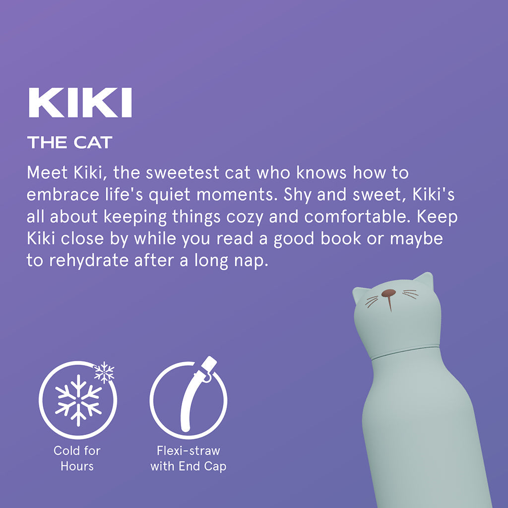 Asobu Bestie Animal termosflaske, 460 ml – Katt