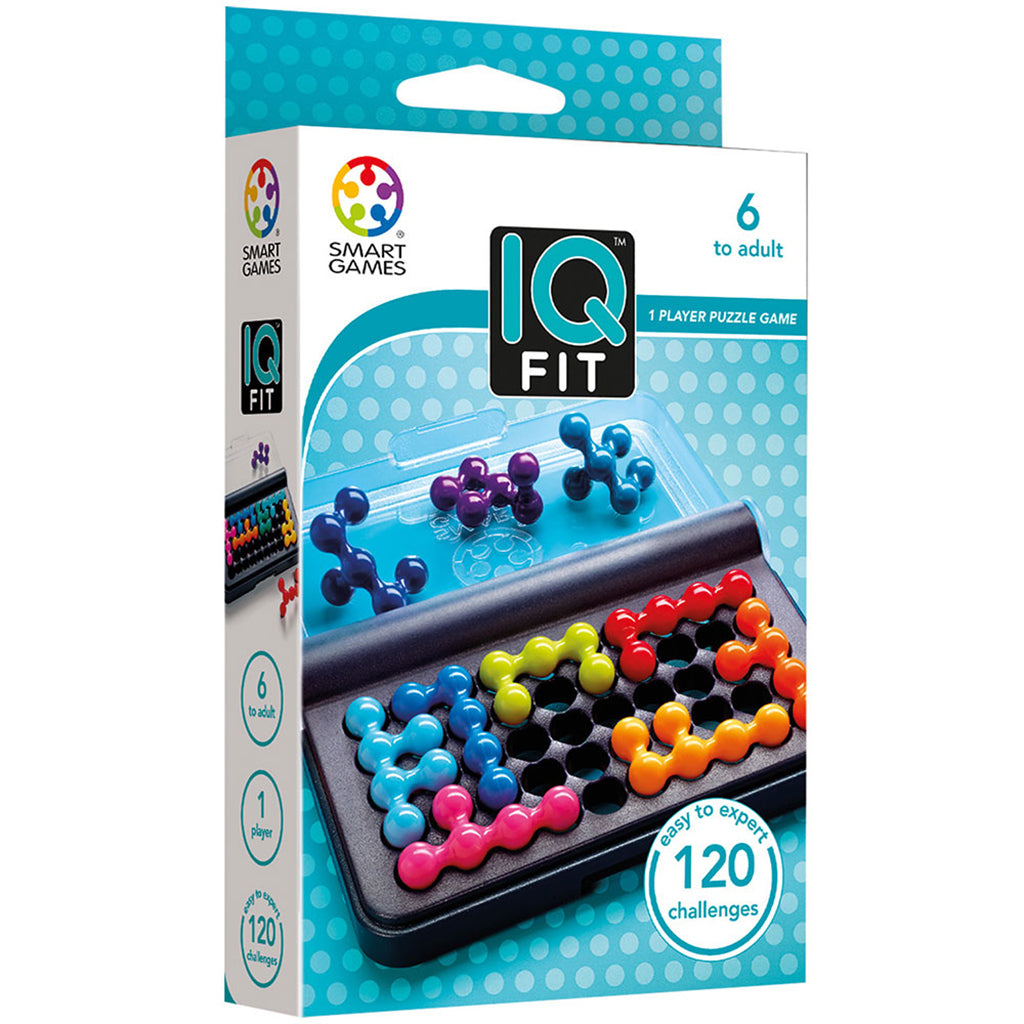 En æske med SmartGames IQ Fit