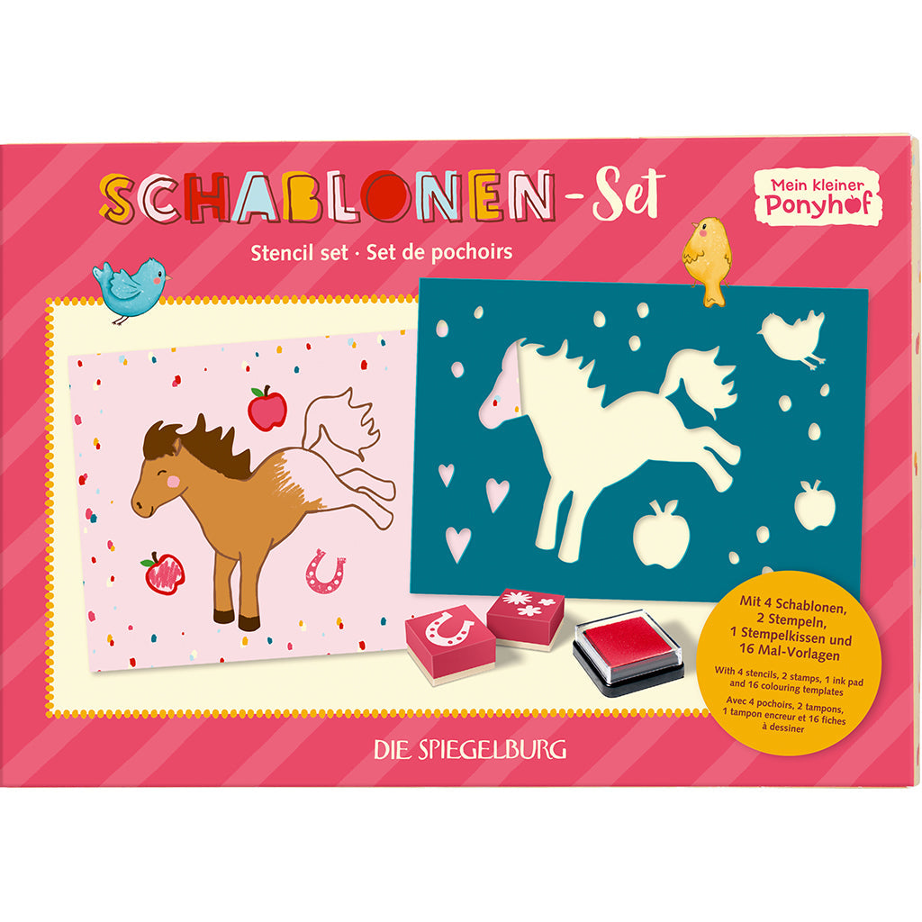 Spiegelburg pony tegneskabeloner til børn med hestemotiver