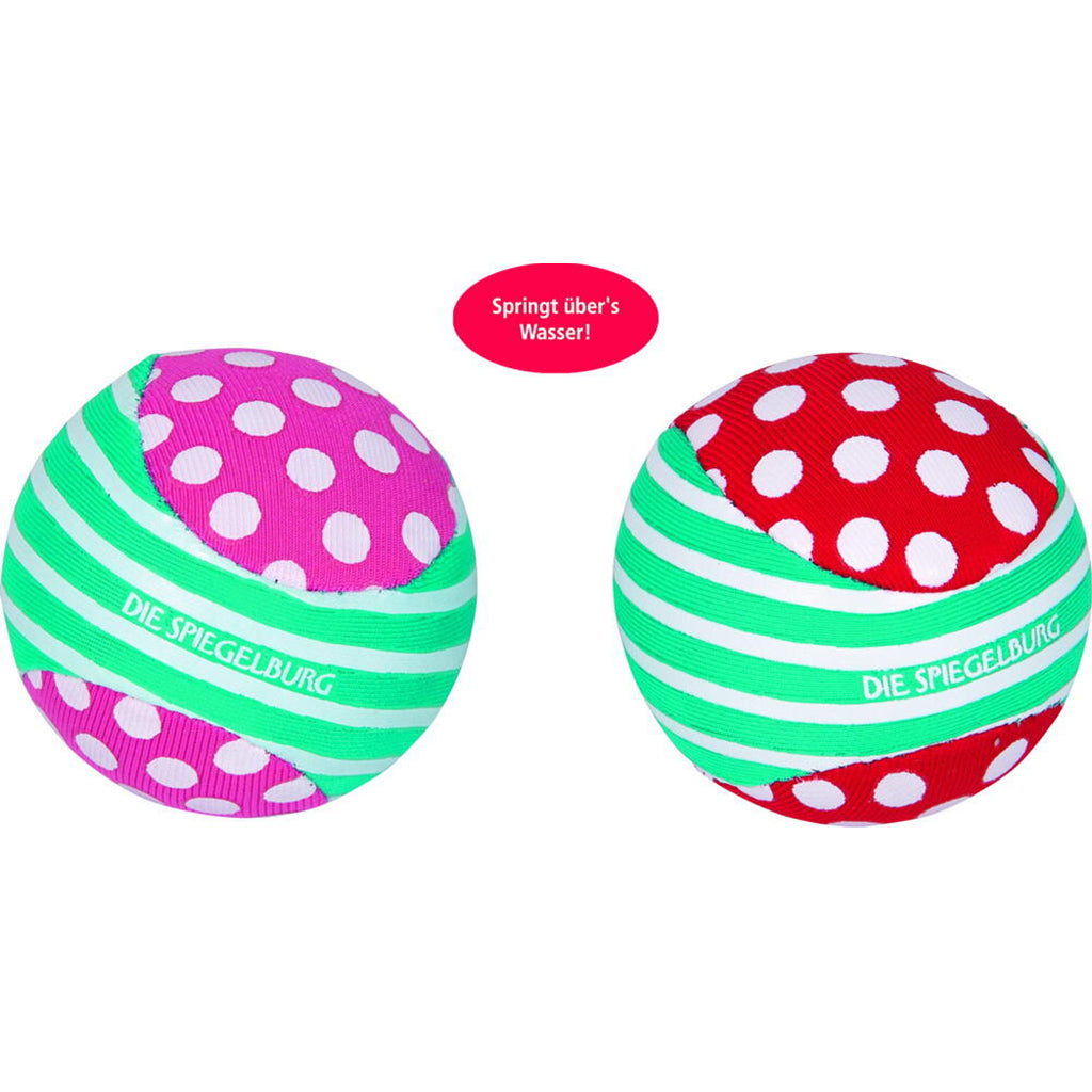 Spiegelburg water bouncing ball pink og rød