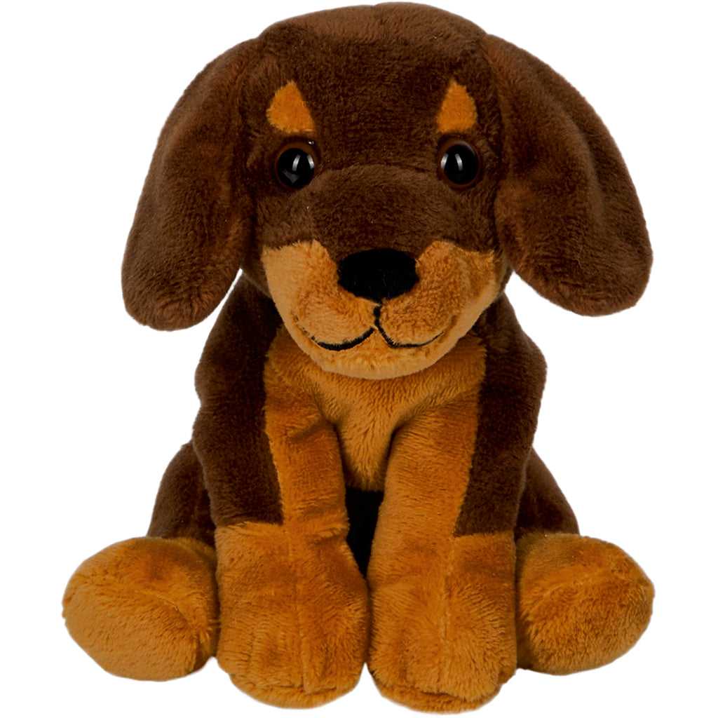 Spiegelburg bamse, hundevalp – Gravhund Watson i kurv