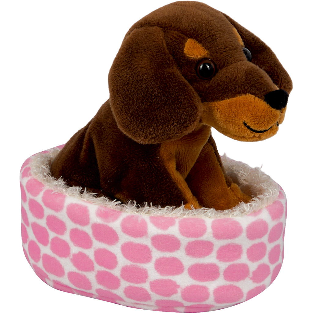 Spiegelburg bamse, Hundehvalp - Gravhund Watson i kurv