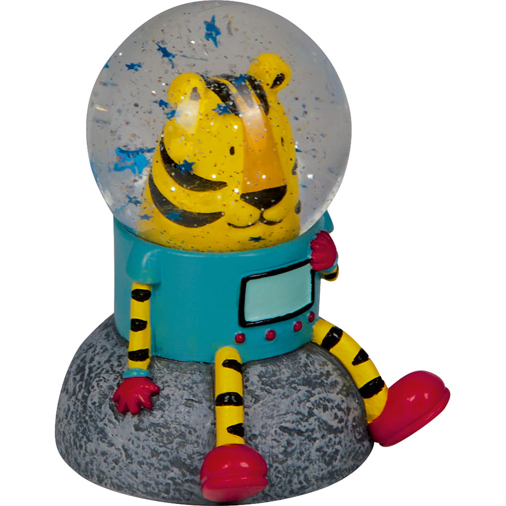 Spiegelburg snøkule med glitter, Tiger-astronaut