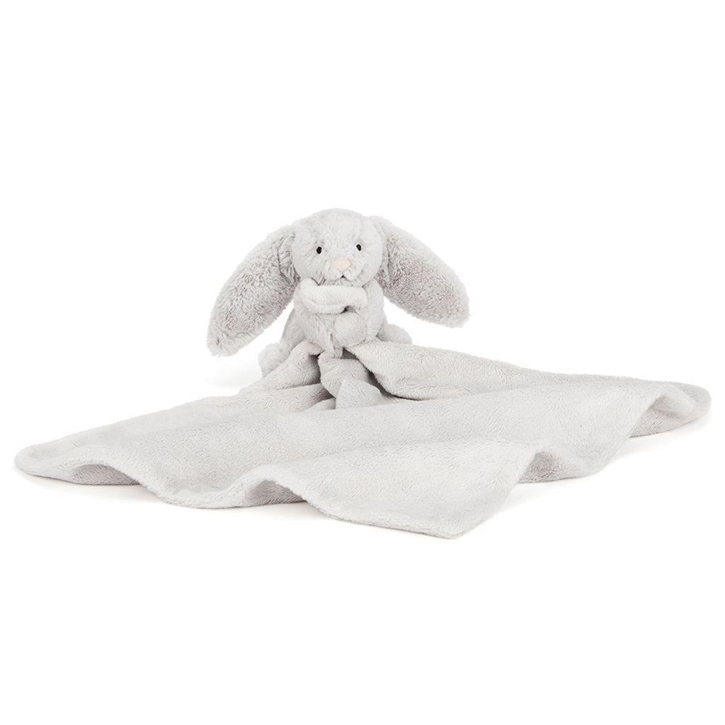 Baby Jellycat bamse, Bashful nusseklud - Silver kanin